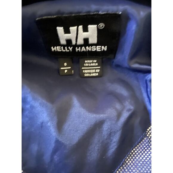 Helly Hanson Jacket Small Navy Blue Helly Tech packable rain coat wind breaker - Picture 2 of 8